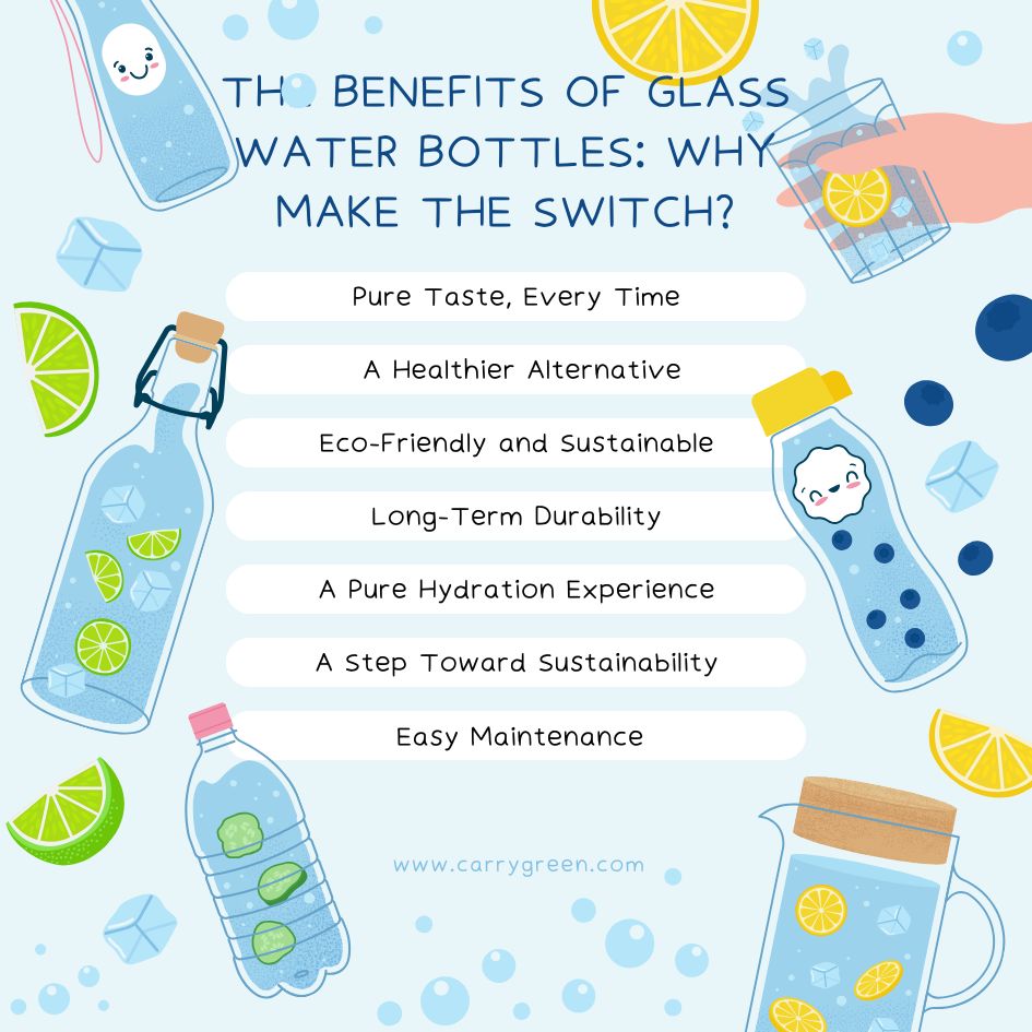 The Benefits of Glass Water Bottles: Why Make the Switch?